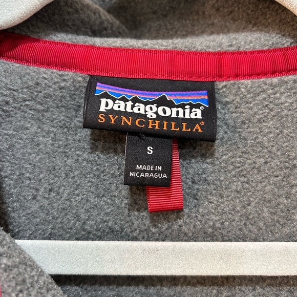 Patagonia Lightweight Synchilla Snap-T Fleece Pullover Women's Size S Gray Teal - Picture 3 of 9